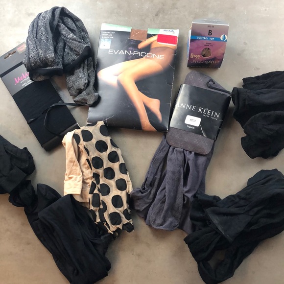 Other - Assorted Bundle Of 10 Tights and Stockings S/M